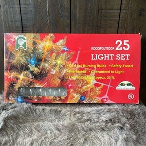 Vintage Set of 25- C9 Bulbs Indoor/Outdoor Lights-Clear Bulbs